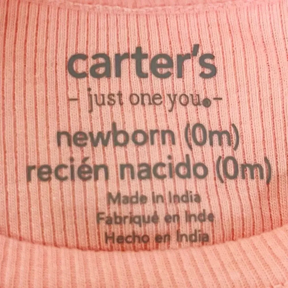 Carter’s Just One You Girls Romper   Sz NB   NWT